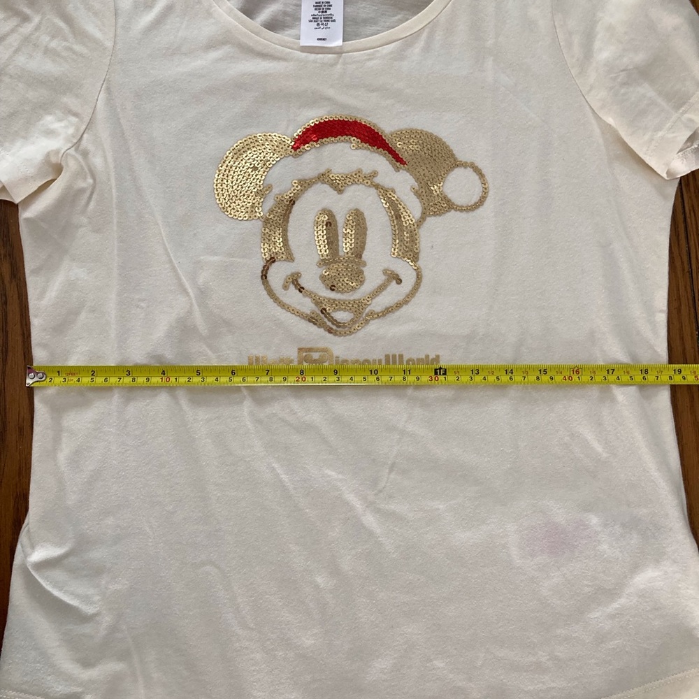Disney Parks Sequin Mickey T-shirt - Picture 5 of 7